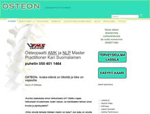 Tablet Screenshot of osteon.fi